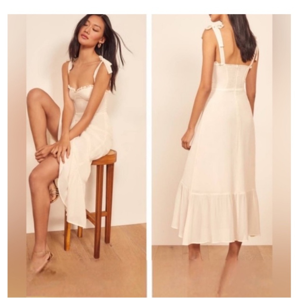 Reformation Nikita Dress Ivory